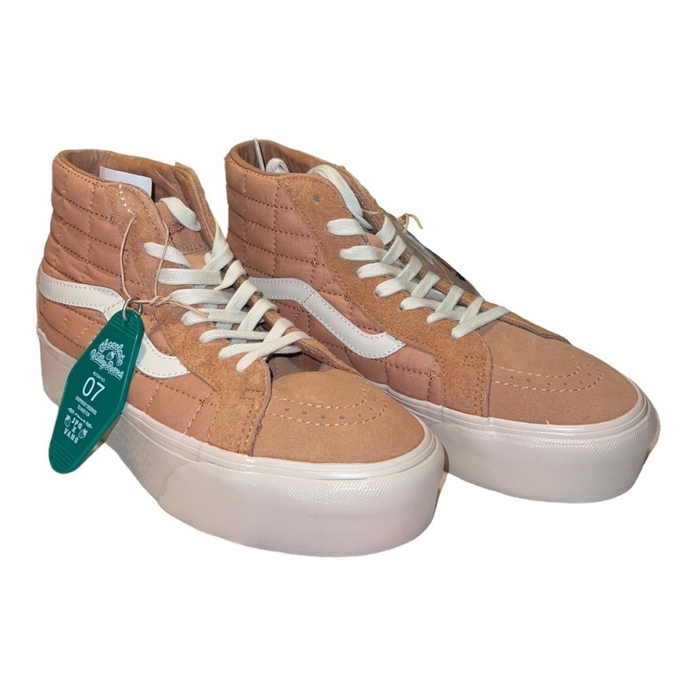 VANS X JOE FRESH GOODS SK8 HI Platforms LX Camel JFG Skate Vault Shoes